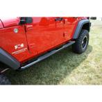 Rugged Ridge 3-In Round Side Steps Black 07-18 4-Door Jeep, Ophalen of Verzenden, Nieuw