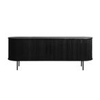 *WOONWINKEL* Zwart Tv-meubel Ovaal 150 Cm, Huis en Inrichting, Kasten | Televisiemeubels, Verzenden, Nieuw