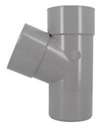 Nicoll PVC-Ti T-stuk 67,5 graden mof-spie lichtgrijs Ø100, Doe-het-zelf en Verbouw, Buizen en Afvoer, Ophalen of Verzenden