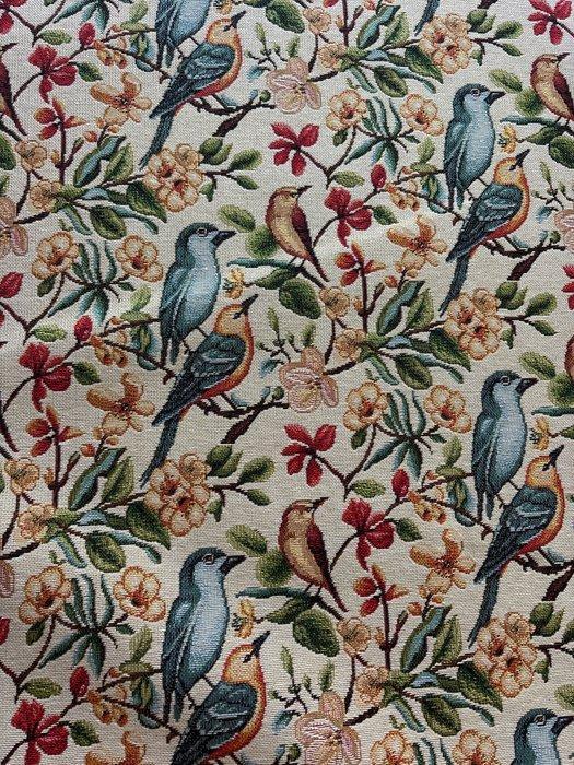 Tissu Tapisserie Gobelin exclusief ontwerp vogels op tak, Antiek en Kunst, Antiek | Kleden en Textiel