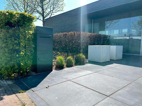 Staande Pakket Brievenbus - Logixbox, Tuin en Terras, Brievenbussen, Inbouw, Nieuw, Staal, Staande brievenbus, Ophalen of Verzenden