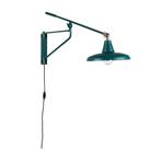 *WOONWINKEL* Dutchbone Hector Metalen Wandlamp Blauwgroen, Nieuw, Verzenden