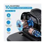 THERUN Elliptische trainer voor onder het bureau, 3-in-1 - z, Verzenden, Zo goed als nieuw