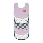 Lässig slabbetje 5 stuks Voordeelpack Happy Rascals Heart l, Verzenden, Nieuw