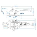 ProPlus Spansluiting - 1100 kg trekkracht - Dekra-gekeurd..., Auto diversen, Aanhangwagen-onderdelen, Ophalen of Verzenden, Nieuw