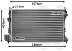 RADIATOR VOOR OPEL SIGNUM 2003-2005 1300244, Auto-onderdelen, Airco en Verwarming, Ophalen of Verzenden, Nieuw
