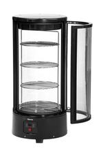 Bartscher Gebaksvitrine | 72L | Roterend | Zwart | Convectie, Ophalen of Verzenden, Nieuw