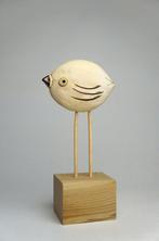 Urszula Despet - sculptuur, White Bird - 21 cm - Keramiek -, Antiek en Kunst, Antiek | Glas en Kristal