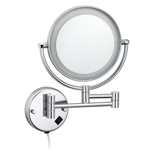 Cosmeticaspiegel Best Design Steiner Chroom met LED (20 cm), Doe-het-zelf en Verbouw, Sanitair, Bad, Nieuw, Chroom, Ophalen of Verzenden