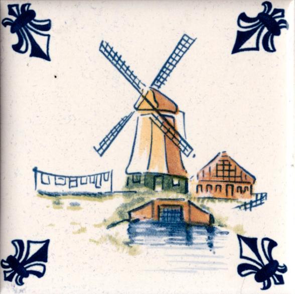 KLM Airline Business Class Delft Blue Tile Coaster - 75×75, Verzamelen, Beelden en Beeldjes, Zo goed als nieuw, Verzenden