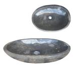 Wasbak | Wastafel | Marmer | 60x40x12 | Natuursteen | Grijs, Doe-het-zelf en Verbouw, Verzenden, Nieuw, Steen, Wastafel