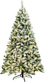 Kerstboom met verlichting - Kunstkerstboom - 180 cm - Met st, Verzenden, Zo goed als nieuw