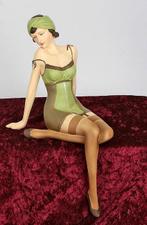 Beeldje - “Bad” Lady in lingery - resin