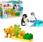 LEGO DUPLO Stad Families van wilde dieren: pinguïns en leeuw, Kinderen en Baby's, Speelgoed | Duplo en Lego, Verzenden, Nieuw