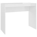 VidaXl bureau, hoogglans wit, B x D x H 90 x 40 x 72 cm, Ophalen, Nieuw