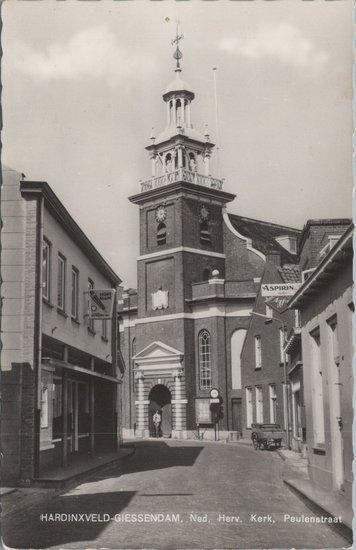HARDINXVELD-GIESSENDAM - Ned. Herv. Kerk, Peulenstraat, Verzamelen, Ansichtkaarten | Nederland, Verzenden
