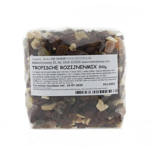 Molen de Hoop Tropische Noten-Rozijnenmix 500g, Hobby en Vrije tijd, Taarten en Cupcakes maken, Nieuw, Verzenden