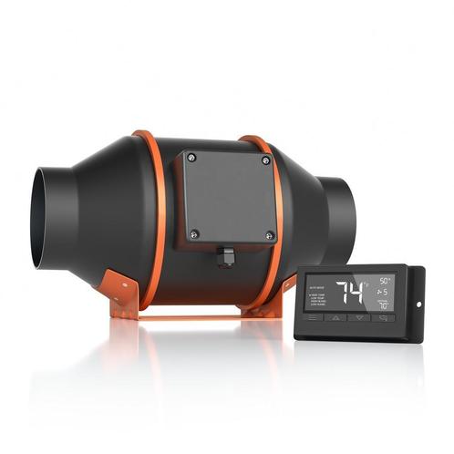 Spider Farmer Ø4 Ventilation Kit Incl Smart Monitor, Tuin en Terras, Kweekspullen, Klimaatbeheersing, Nieuw, Verzenden