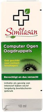 SIMILASAN COMPUTER OGEN OOGDRUPPELS DRUPPELAAR 10 ML, Verzenden, Nieuw