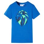 vidaXL Kindershirt 128 blauw, Verzenden, Nieuw