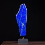 Extra kwaliteit - Koningsblauw Lapis Lazuli - Bord op basis, Verzamelen, Mineralen en Fossielen