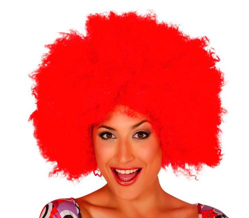 Rode Afro, Hobby en Vrije tijd, Feestartikelen, Nieuw, Verzenden