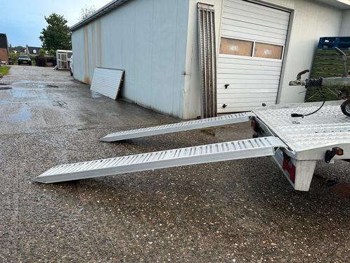 Aluminium oprijplaten - 240 cm - 3 ton (2 stuks), Auto diversen, Aanhangwagen-onderdelen, Nieuw, Ophalen