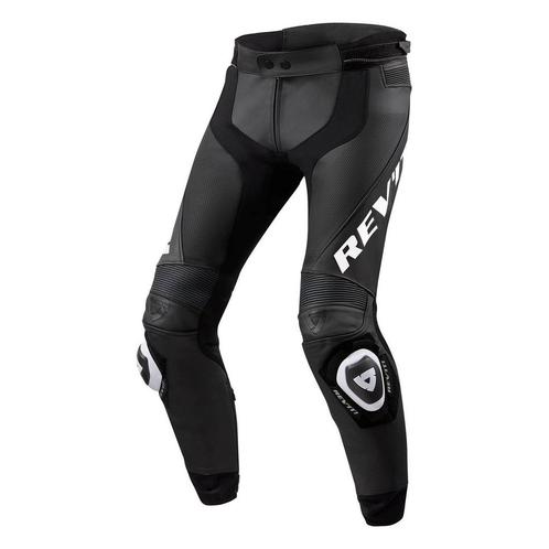 REVIT! Trousers Apex Zwart Wit Standaard Motorbroek, Motoren, Kleding | Motorkleding, Heren, Nieuw met kaartje, Broek | leer, Verzenden