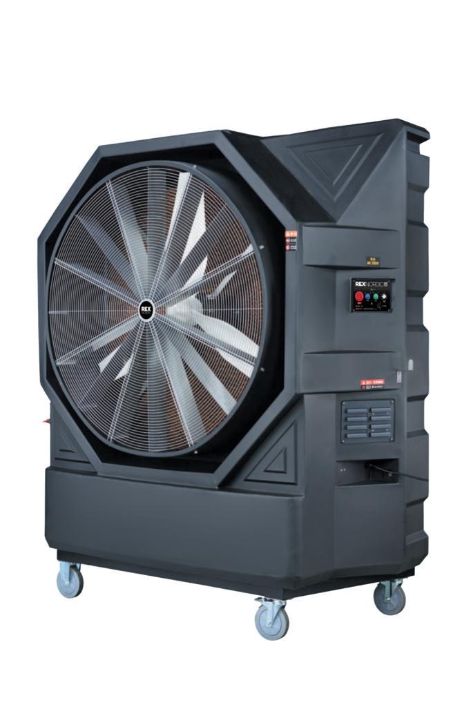 REX48000 COOL Milieuvriendelijke Luchtkoeler voor 500 m² - S, Doe-het-zelf en Verbouw, Verwarming en Radiatoren, Overige typen