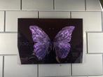 Mike Blackarts - Purple Butterfly with diamonds plexiglass, Antiek en Kunst, Kunst | Schilderijen | Modern
