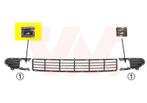 BUMPER GRILL VOOR FORD GALAXY 1995-2000 7M0854704, Ophalen of Verzenden, Nieuw