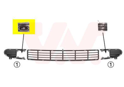 BUMPER GRILL VOOR FORD GALAXY 1995-2000 7M0854704, Auto-onderdelen, Carrosserie en Plaatwerk, Nieuw, Ophalen of Verzenden