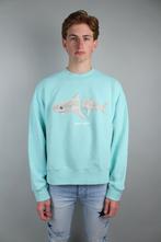 Palm Angels White Shark Sweater (Blue) - Diverse maten, Kleding | Heren, Nieuw, Ophalen of Verzenden