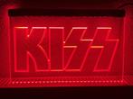 KISS neon bord lamp LED verlichting reclame lichtbak, Verzamelen, Verzenden, Nieuw