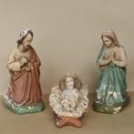 Beeld, Grote (h.24cm) Antieke Beeldengroep, Geboorte van, Diversen, Kerst, Nieuw