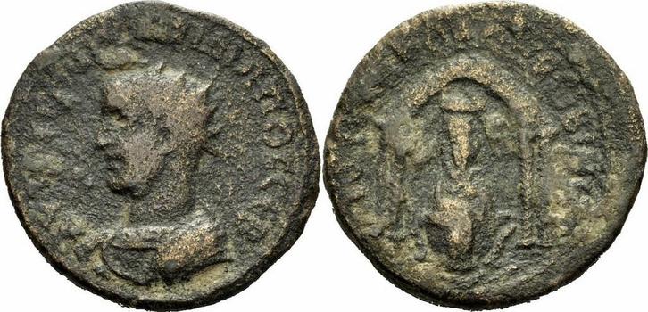 222-235 Mesopotamien Philipp Ii Nisibis Bronze Tempel Tyc..., Postzegels en Munten, Munten | Europa | Niet-Euromunten, Verzenden