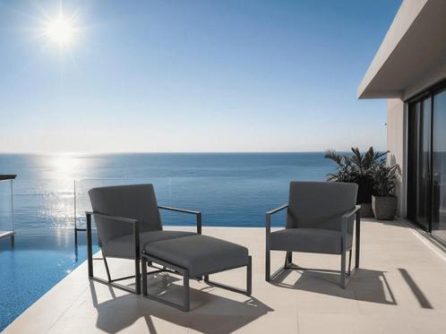 Flow. Lush balkonset sooty |, Tuin en Terras, Tuinsets en Loungesets, Ophalen of Verzenden