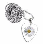 Plectrum ketting of sleutelhanger van Madeliefje bloem, Verzamelen, Ophalen of Verzenden, Nieuw