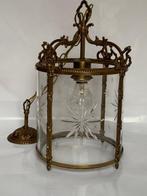 Plafondlamp - Messing - Antiek Frans Hallantaarn