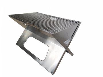 BBQNovation XL draagbaar Notebook BBQ volledig uit RVS