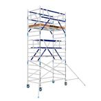 AGS Pro rolsteiger ASC 135 x 250 x 6.2 wh tweezijdig, Doe-het-zelf en Verbouw, Verzenden, Nieuw, Rolsteiger of Kamersteiger, 5 meter of hoger