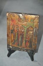 Icoon - Verschijning van de Moeder Gods aan Sergius - Hout