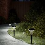 vidaXL Tuinpadverlichting 12 st solar met grondpennen wit, Tuin en Terras, Buitenverlichting, Verzenden, Nieuw