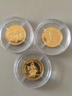 Fiji. 5 Dollars 2006 (lot de 3 monnaies en or) (Zonder