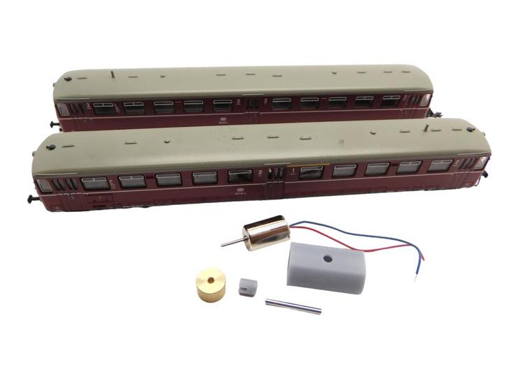 micromotor NF048C N motor ombouwset voor Fleischmann BR, Hobby en Vrije tijd, Modeltreinen | N-Spoor, Gelijkstroom, Overige typen