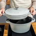 GGM Gastro | STAUB | STACKABLE SET - Kookpannenset - 2 stuks, Huis en Inrichting, Keuken | Potten en Pannen, Verzenden, Nieuw