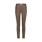 SIMPLE • vegan leather legging in taupe • XL, Kleding | Dames, Broeken en Pantalons, Nieuw, SIMPLE, Maat 46/48 (XL) of groter