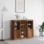 vidaXL Dressoir Oud hout 123 x 37 x 100 cm Bewerkt hout, Huis en Inrichting, Kasten | Dressoirs, Verzenden, Nieuw, Overige houtsoorten