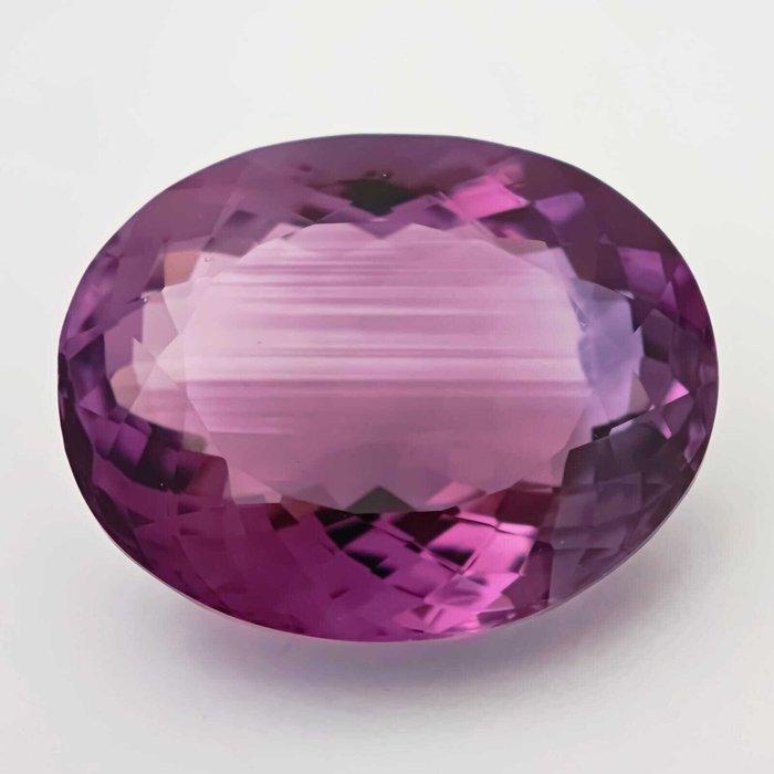 Zonder Minimumprijs Amethist - 47.29 ct - Antwerp Laboratory, Sieraden, Tassen en Uiterlijk, Edelstenen