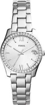 Fossil Zilverkleurig Vrouwen Horloge - 32 mm, Sieraden, Tassen en Uiterlijk, Nieuw, Verzenden